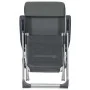 Klappbare Campingstühle mit Fußstütze 2 Stück Textilene grau von vidaXL, Gartenstühle - Ref: Foro24-360145, Preis: 175,05 €, ...