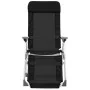 Klappbare Campingstühle mit Fußstütze, 2 Stück, Textilene schwarz von vidaXL, Gartenstühle - Ref: Foro24-360146, Preis: 175,8...