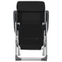 Sillas de camping plegables reposapiés 2 uds textilene negro de vidaXL, Sillas de jardín - Ref: Foro24-360146, Precio: 175,89...