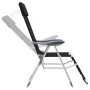 Klappbare Campingstühle mit Fußstütze, 2 Stück, Textilene schwarz von vidaXL, Gartenstühle - Ref: Foro24-360146, Preis: 175,8...