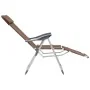 Faltbare Campingstühle mit Fußstütze 2 Stück Textilene Braun von vidaXL, Gartenstühle - Ref: Foro24-360148, Preis: 148,19 €, ...
