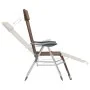Faltbare Campingstühle mit Fußstütze 2 Stück Textilene Braun von vidaXL, Gartenstühle - Ref: Foro24-360148, Preis: 148,19 €, ...