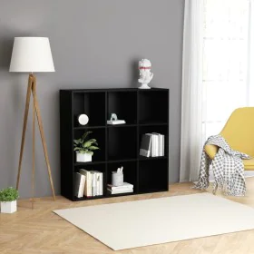 Schwarzes Holzwerkstoffregal 98 x 29 x 97,5 cm von vidaXL, Bücherregale und Regale - Ref: Foro24-801126, Preis: 75,60 €, Raba...