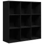 Estantería madera de ingeniería negro 98x29x97,5 cm de vidaXL, Librerías y estanterías - Ref: Foro24-801126, Precio: 75,60 €,...