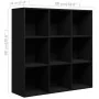 Estantería madera de ingeniería negro 98x29x97,5 cm de vidaXL, Librerías y estanterías - Ref: Foro24-801126, Precio: 75,60 €,...