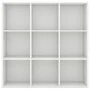 White engineered wood shelf 98x29x97.5 cm by vidaXL, Bookcases and shelves - Ref: Foro24-801125, Price: 78,23 €, Discount: %