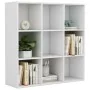 White engineered wood shelf 98x29x97.5 cm by vidaXL, Bookcases and shelves - Ref: Foro24-801125, Price: 78,23 €, Discount: %