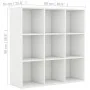 White engineered wood shelf 98x29x97.5 cm by vidaXL, Bookcases and shelves - Ref: Foro24-801125, Price: 78,23 €, Discount: %