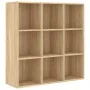 Regal aus Sonoma-Eichenholzwerkstoff, 98 x 29 x 97,5 cm von vidaXL, Bücherregale und Regale - Ref: Foro24-801128, Preis: 90,6...