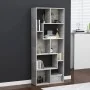 Betongraues Sperrholzregal 67x24x161 cm von vidaXL, Bücherregale und Regale - Ref: Foro24-801881, Preis: 65,81 €, Rabatt: %