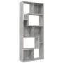 Betongraues Sperrholzregal 67x24x161 cm von vidaXL, Bücherregale und Regale - Ref: Foro24-801881, Preis: 65,81 €, Rabatt: %