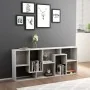 Betongraues Sperrholzregal 67x24x161 cm von vidaXL, Bücherregale und Regale - Ref: Foro24-801881, Preis: 65,81 €, Rabatt: %