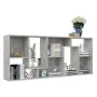 Betongraues Sperrholzregal 67x24x161 cm von vidaXL, Bücherregale und Regale - Ref: Foro24-801881, Preis: 65,81 €, Rabatt: %