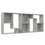 Betongraues Sperrholzregal 67x24x161 cm von vidaXL, Bücherregale und Regale - Ref: Foro24-801881, Preis: 65,81 €, Rabatt: %