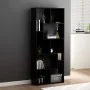 Bücherregal aus schwarzem Sperrholz, 67 x 24 x 161 cm von vidaXL, Bücherregale und Regale - Ref: Foro24-801878, Preis: 64,93 ...