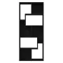 Black plywood bookcase shelf 67x24x161 cm by vidaXL, Bookcases and shelves - Ref: Foro24-801878, Price: 64,93 €, Discount: %