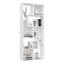 Estantería librería madera contrachapada blanco 67x24x161 cm de vidaXL, Librerías y estanterías - Ref: Foro24-801877, Precio:...