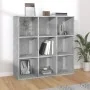 Concrete gray engineered wood shelf 98x29x97.5 cm by vidaXL, Bookcases and shelves - Ref: Foro24-801129, Price: 79,13 €, Disc...