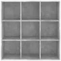 Concrete gray engineered wood shelf 98x29x97.5 cm by vidaXL, Bookcases and shelves - Ref: Foro24-801129, Price: 79,13 €, Disc...