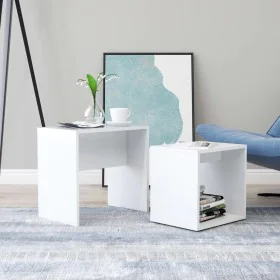 White plywood coffee table set 48x30x45cm by vidaXL, Coffee table - Ref: Foro24-802885, Price: 34,80 €, Discount: %