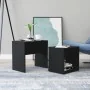 Set von Couchtischen aus schwarzem Sperrholz 48x30x45cm von vidaXL, Couchtisch - Ref: Foro24-802886, Preis: 34,27 €, Rabatt: %