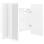 Bathroom mirror cabinet with LED light white acrylic 60x12x45 cm by vidaXL, bathroom vanities - Ref: Foro24-804956, Price: 50...