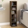 Smoked oak plywood CD shelf 21x20x88 cm by vidaXL, CD and DVD storage - Ref: Foro24-815072, Price: 30,72 €, Discount: %