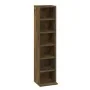 Smoked oak plywood CD shelf 21x20x88 cm by vidaXL, CD and DVD storage - Ref: Foro24-815072, Price: 30,72 €, Discount: %