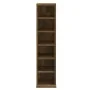 Smoked oak plywood CD shelf 21x20x88 cm by vidaXL, CD and DVD storage - Ref: Foro24-815072, Price: 30,72 €, Discount: %