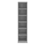 Sonoma graues Sperrholz-CD-Regal 21x20x88 cm von vidaXL, CD- und DVD-Speicher - Ref: Foro24-815073, Preis: 31,42 €, Rabatt: %