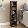 Brown oak plywood CD shelf 21x20x88 cm by vidaXL, CD and DVD storage - Ref: Foro24-815074, Price: 34,21 €, Discount: %