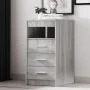 Sonoma graue Sperrholz Kommode 40x50x76 cm von vidaXL, Schließfächer und Lagerschränke - Ref: Foro24-815094, Preis: 75,59 €, ...