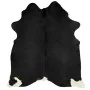 Black genuine cowhide rug 150x170 cm by vidaXL, Rugs - Ref: Foro24-284341, Price: 208,08 €, Discount: %