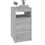 Sonoma graue Sperrholz Kommode 40x50x76 cm von vidaXL, Schließfächer und Lagerschränke - Ref: Foro24-815094, Preis: 75,59 €, ...