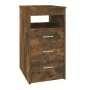 Smoked oak plywood chest of drawers 40x50x76cm by vidaXL, Lockers and storage cabinets - Ref: Foro24-815093, Price: 75,83 €, ...