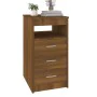 Brown oak plywood chest of drawers 40x50x76cm by vidaXL, Lockers and storage cabinets - Ref: Foro24-815095, Price: 80,24 €, D...