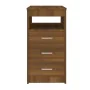 Brown oak plywood chest of drawers 40x50x76cm by vidaXL, Lockers and storage cabinets - Ref: Foro24-815095, Price: 80,24 €, D...