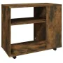 Beistelltisch aus geräucherter Eichenfurnierholz 70x35x55 cm von vidaXL, Seitentische - Ref: Foro24-815105, Preis: 45,58 €, R...