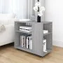 Sonoma gray plywood side table 70x35x55 cm by vidaXL, Side tables - Ref: Foro24-815106, Price: 46,46 €, Discount: %