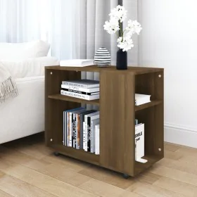 Side table made of brown oak plywood, measuring 70x35x55 cm. by vidaXL, Side tables - Ref: Foro24-815107, Price: 48,39 €, Dis...