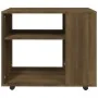 Side table made of brown oak plywood, measuring 70x35x55 cm. by vidaXL, Side tables - Ref: Foro24-815107, Price: 48,61 €, Dis...