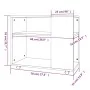 Side table made of brown oak plywood, measuring 70x35x55 cm. by vidaXL, Side tables - Ref: Foro24-815107, Price: 48,61 €, Dis...