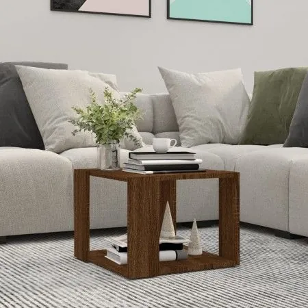 Couchtisch aus braunem Eichensperrholz, 40 x 40 x 30 cm von vidaXL, Couchtisch - Ref: Foro24-815170, Preis: 30,67 €, Rabatt: %