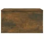 Smoked oak plywood storage trunk 84x42x46 cm by vidaXL, Toy chests - Ref: Foro24-815192, Price: 60,94 €, Discount: %