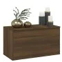 Oak brown plywood storage trunk 84x42x46cm by vidaXL, Toy chests - Ref: Foro24-815194, Price: 57,98 €, Discount: %