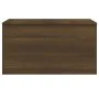 Oak brown plywood storage trunk 84x42x46cm by vidaXL, Toy chests - Ref: Foro24-815194, Price: 57,98 €, Discount: %