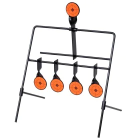 Rotierende Schießscheibe mit automatischer Rückstellung 4 + 1 Figuren von vidaXL, Schießziele - Ref: Foro24-90830, Preis: 16,...