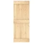 Puerta corredera con herrajes madera maciza de pino 80x210 cm de vidaXL, Puertas - Ref: Foro24-3203162, Precio: 178,50 €, Des...