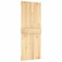 Schiebetür mit Beschlägen aus massivem Kiefernholz, 80 x 210 cm von vidaXL, Türen - Ref: Foro24-3203162, Preis: 178,50 €, Rab...
