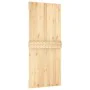 Schiebetür mit massivem Kiefernholzbeschlägen 90x210 cm von vidaXL, Türen - Ref: Foro24-3203172, Preis: 215,30 €, Rabatt: %